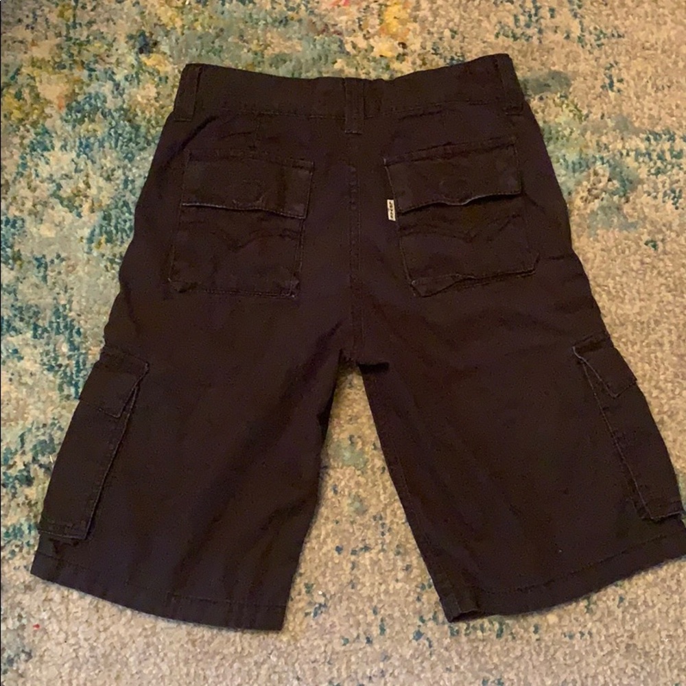Boy’s black Levi’s cargo shorts